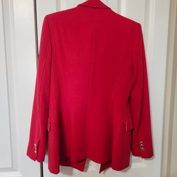 Red Zara Vintage Style 80s/90s Blazer - Picture 4 of 11